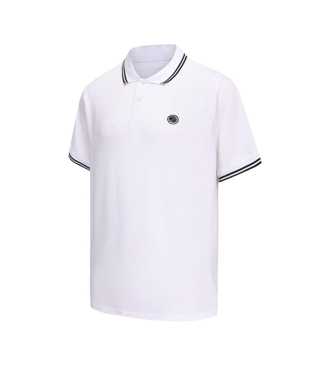 Polo Manches Courtes Barton Homme Blanc Pretty Green-3