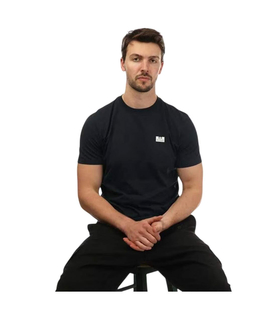 T-shirt Bridgetown Homme Bleu Marine Weekend Offender-4