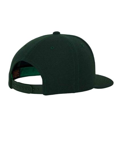 Mens classic snapback cap spruce green Flexfit