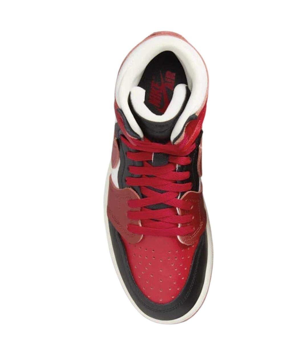 Baskets Air Jordan Femme Rouge Blanc Noir Nike-4