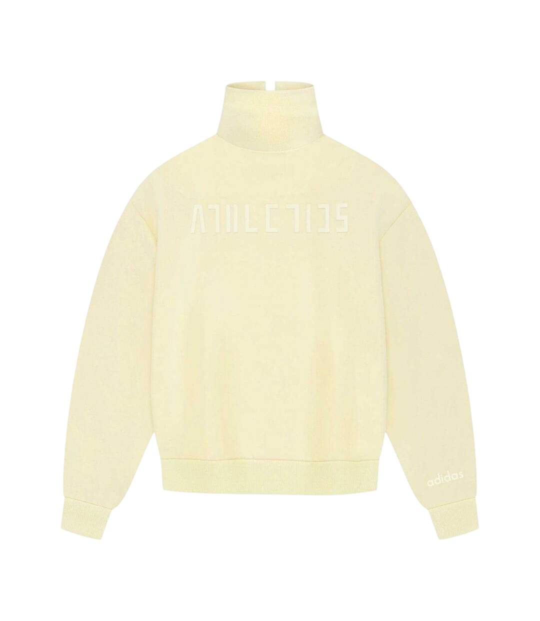 Sweat Manches Longues Sport Motif/style Logo Brodé Performance Femme Jaune Pâle Adidas-2