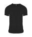 FLOSO - T-shirt thermique à manches courtes (en viscose) - Homme (Noir) - UTTHERM108