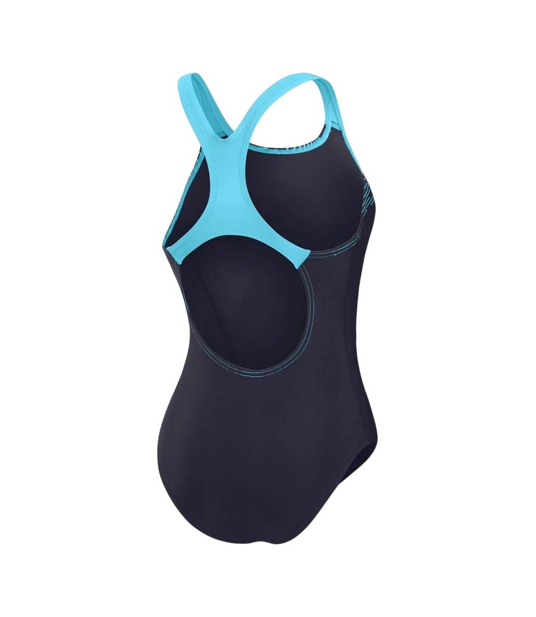 Maillot De Bain 1 Pièce Motif/style Logo Medley Medalist Femme Bleu Marine Imprimé Speedo-3