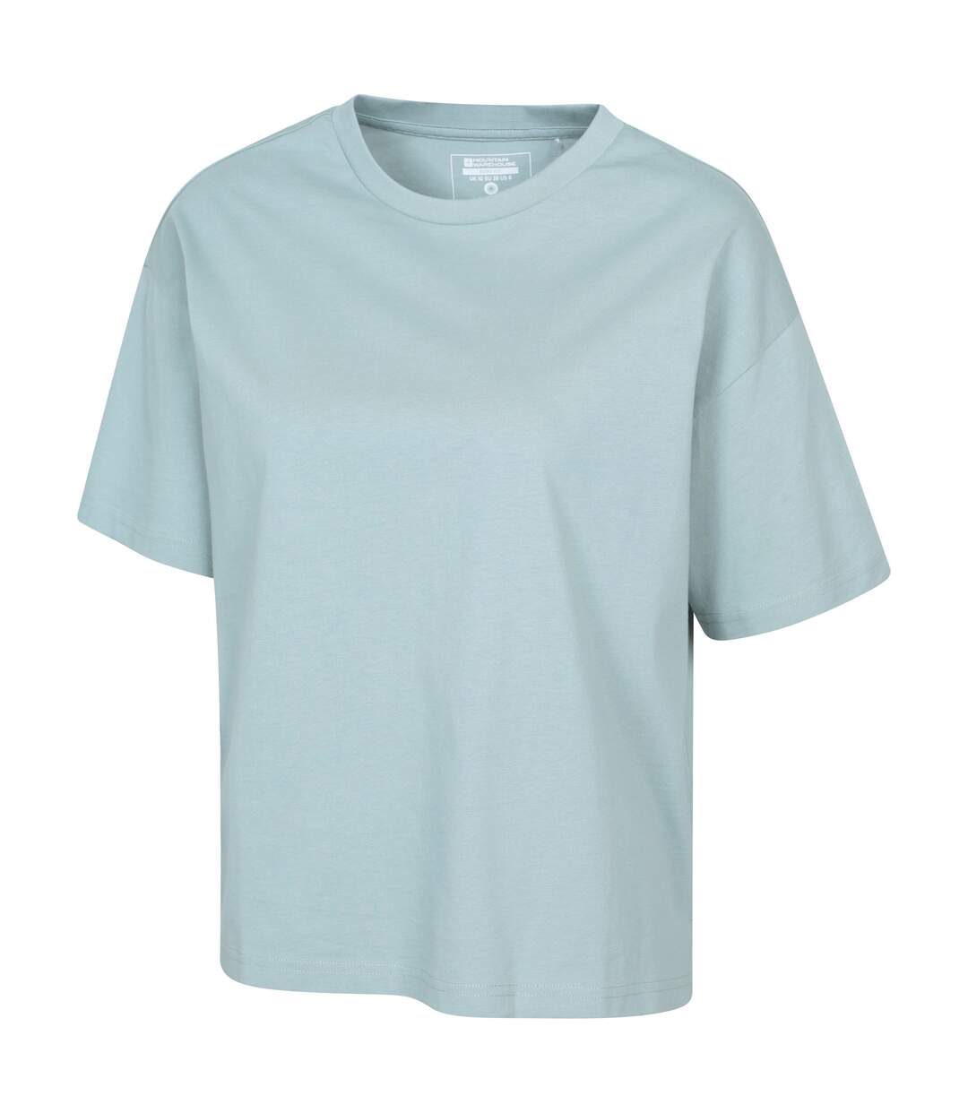 Womens/ladies garve boxy t-shirt khaki green Mountain Warehouse-3