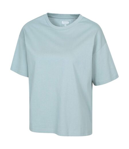 Womens/ladies garve boxy t-shirt khaki green Mountain Warehouse
