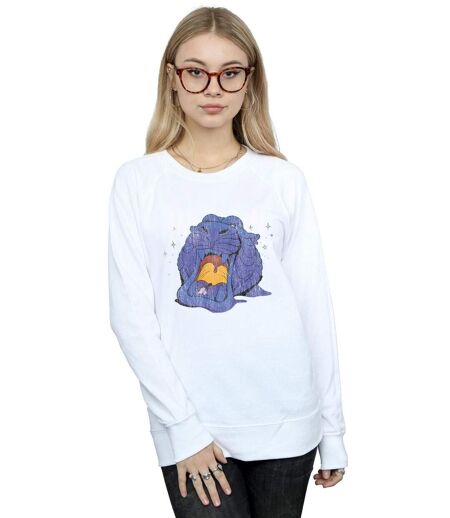 Disney - Sweat ALADDIN CAVE OF WONDERS DISTRESSED - Femme (Blanc) - UTBI13190
