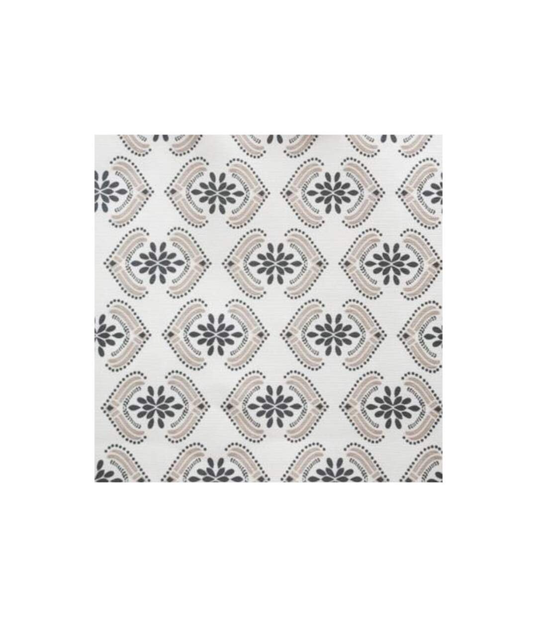 Nappe Antitache à Motifs Hindi 140x240cm Gris-2