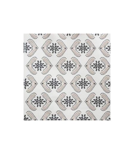 Nappe Antitache à Motifs Hindi 140x240cm Gris