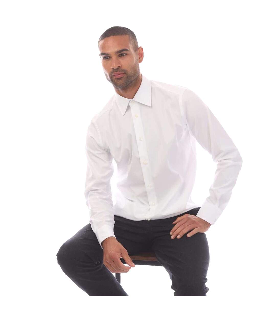 Chemise L-josh Homme Blanc Boss-1