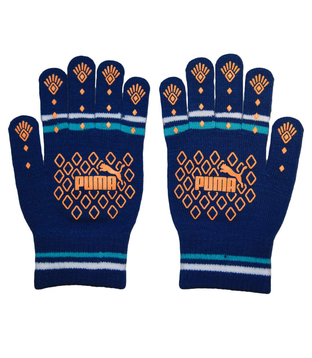 Womens/ladies diamond gloves navy Puma-2