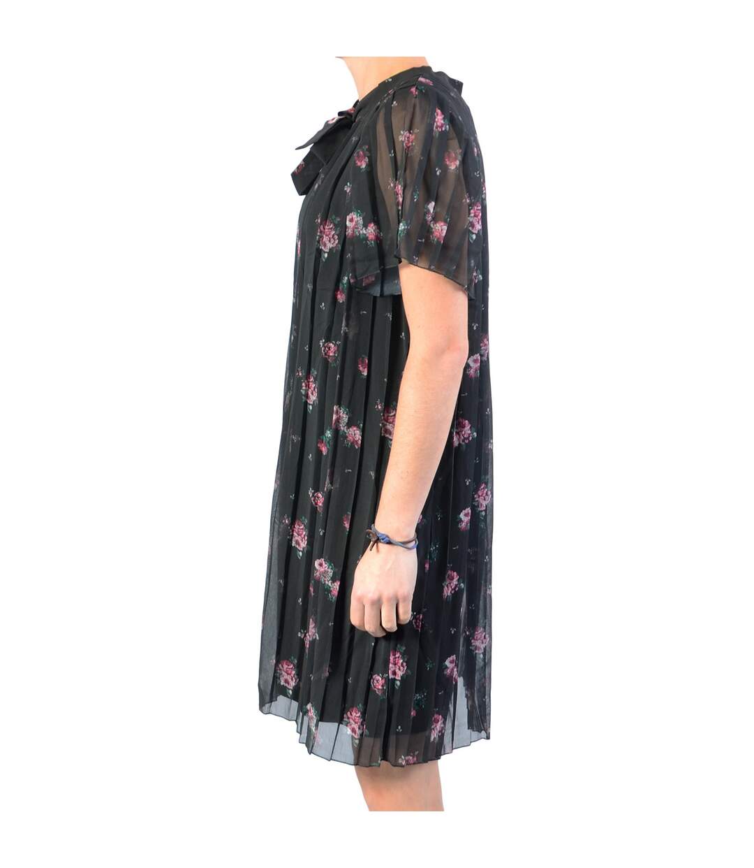 Mini Robe NA-KD Floral Pleated