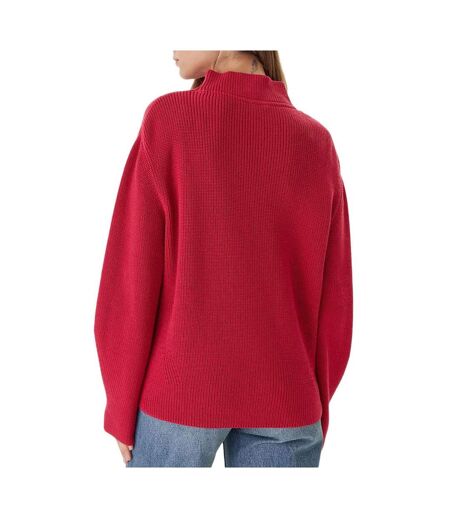 Pull rouge femme tommy hilfiger tjw mockneck badge s