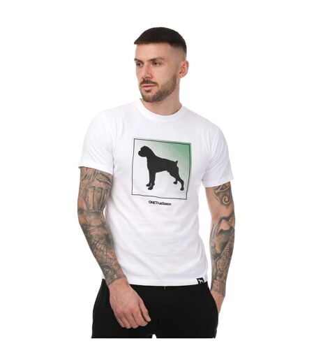 T-shirt braice homme blanc One True Saxon
