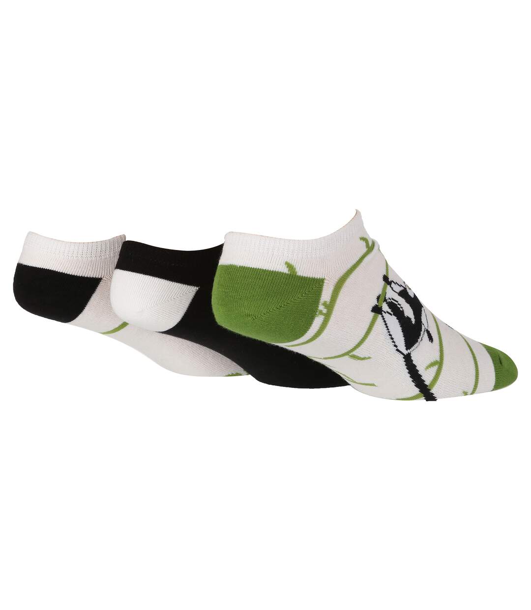 Wild Feet - 3 Paires Chaussettes Coton Homme Basses | Socquettes Courtes