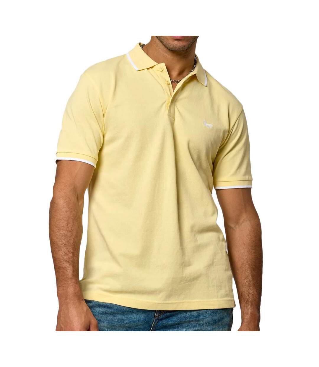 Polo jaune homme kaporal bendy-1