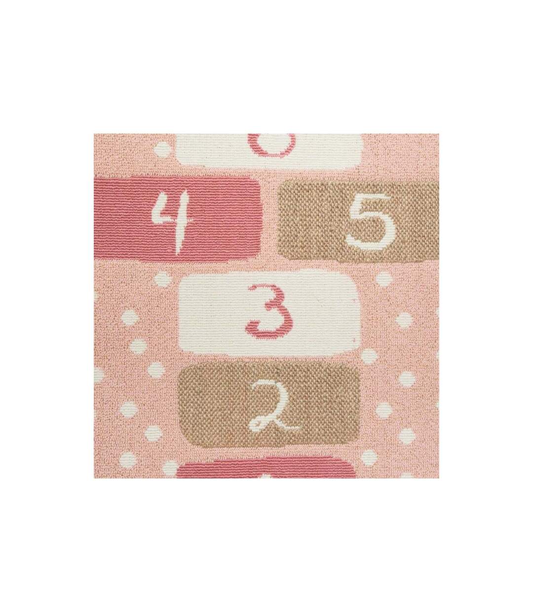 Tapis Déco pour Enfant Marelle 80x150cm Rose-3