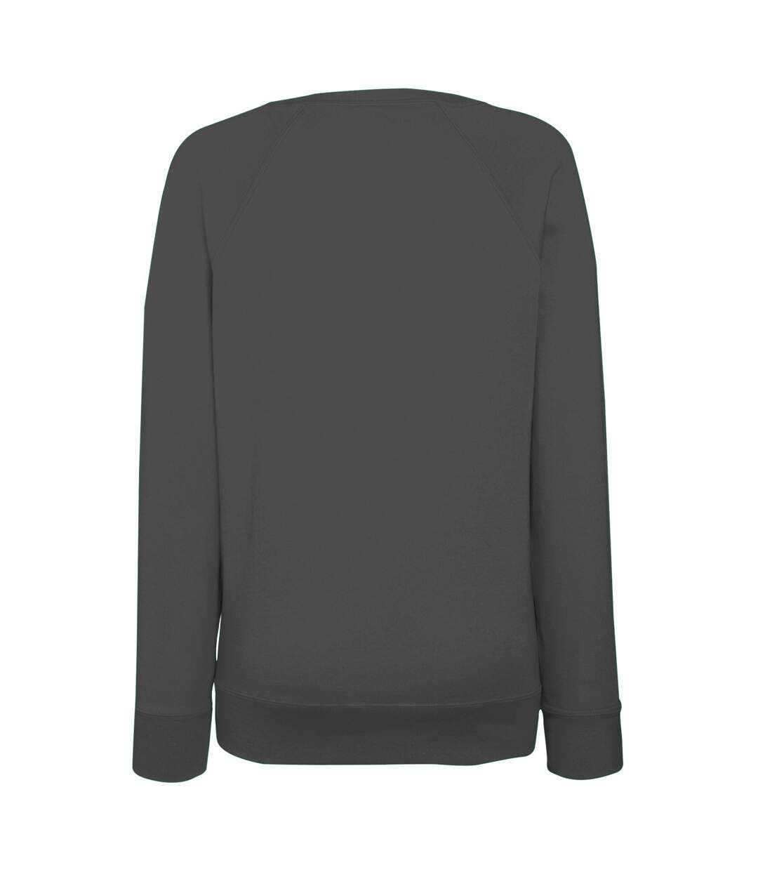 Sweatshirt à manches raglan femme graphite clair Fruit of the Loom