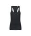 Womens/ladies Active 140 Tank Top Black Opal Stedman-1