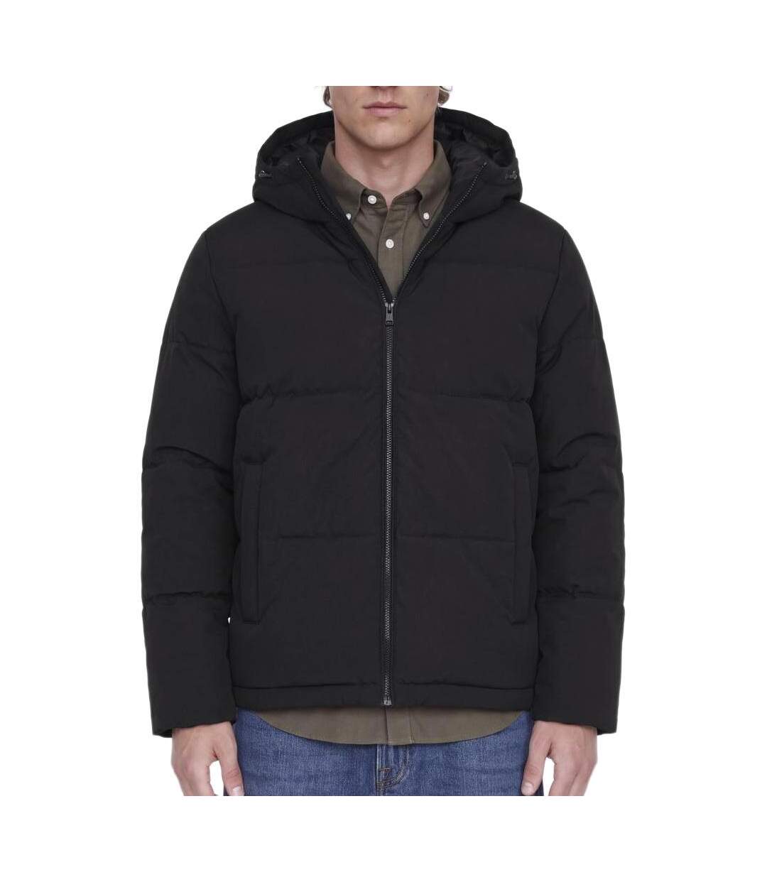 Doudoune noire homme jack & jones surfaces-1