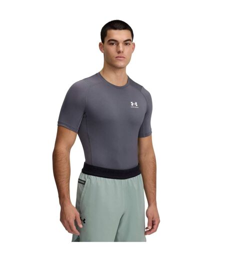 T-shirt Entraînement Homme Gris Blanc Under Armour