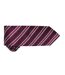 Premier Mens Waffle Stripe Formal Business Tie (Burgundy/ Aubergine) (One Size) - UTRW5236-2