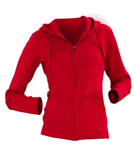 Veste À Capuche Authentic Femme Rouge Russell