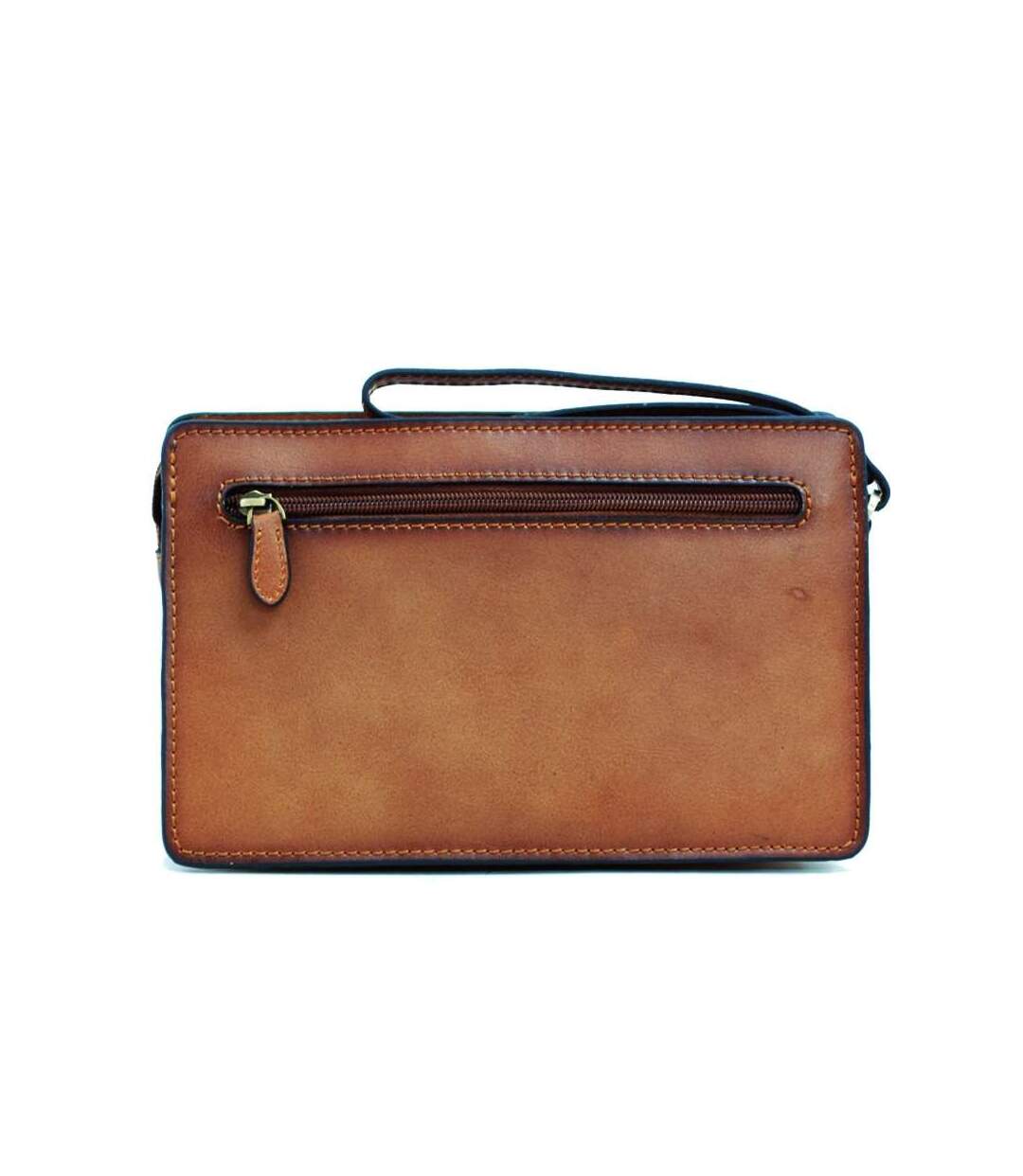 Katana - Pochette homme en cuir - marron - 3477-4