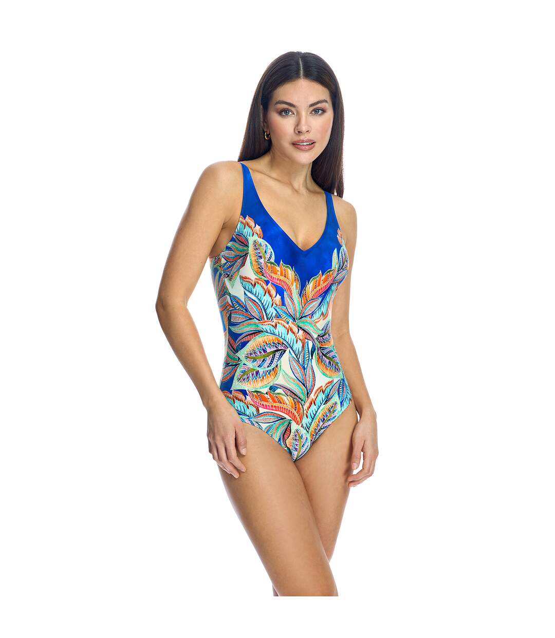 V-neck swimsuit W241476 woman-1