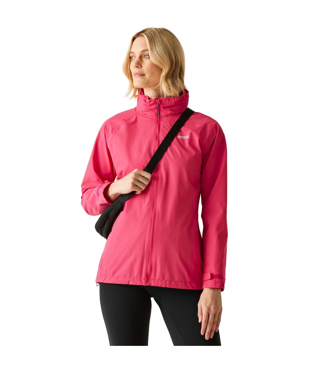 Womens/ladies Daysha Ii Waterproof Jacket Black Regatta-1