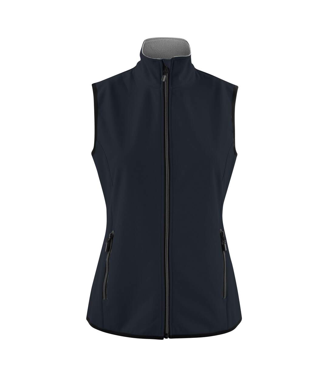Veste Sans Manches Trial Femme Bleu Marine Foncé Printer-2