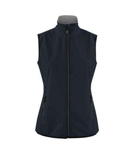 Veste Sans Manches Trial Femme Bleu Marine Foncé Printer
