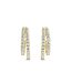 Boucles d'oreilles Duo Circlet, Cristal d'Autriche