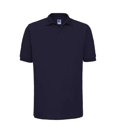 Polo À Manches Courtes Hommes Bleu Marine Russell