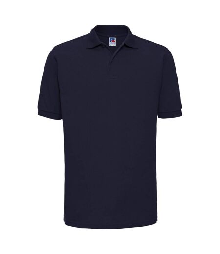 Polo À Manches Courtes Hommes Bleu Marine Russell