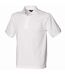Henbury Mens Short Sleeved 65/35 Pique Polo Shirt (White) - UTRW625