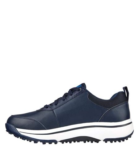 Mens go golf set up leather arch fit golf shoes navy/blue Skechers