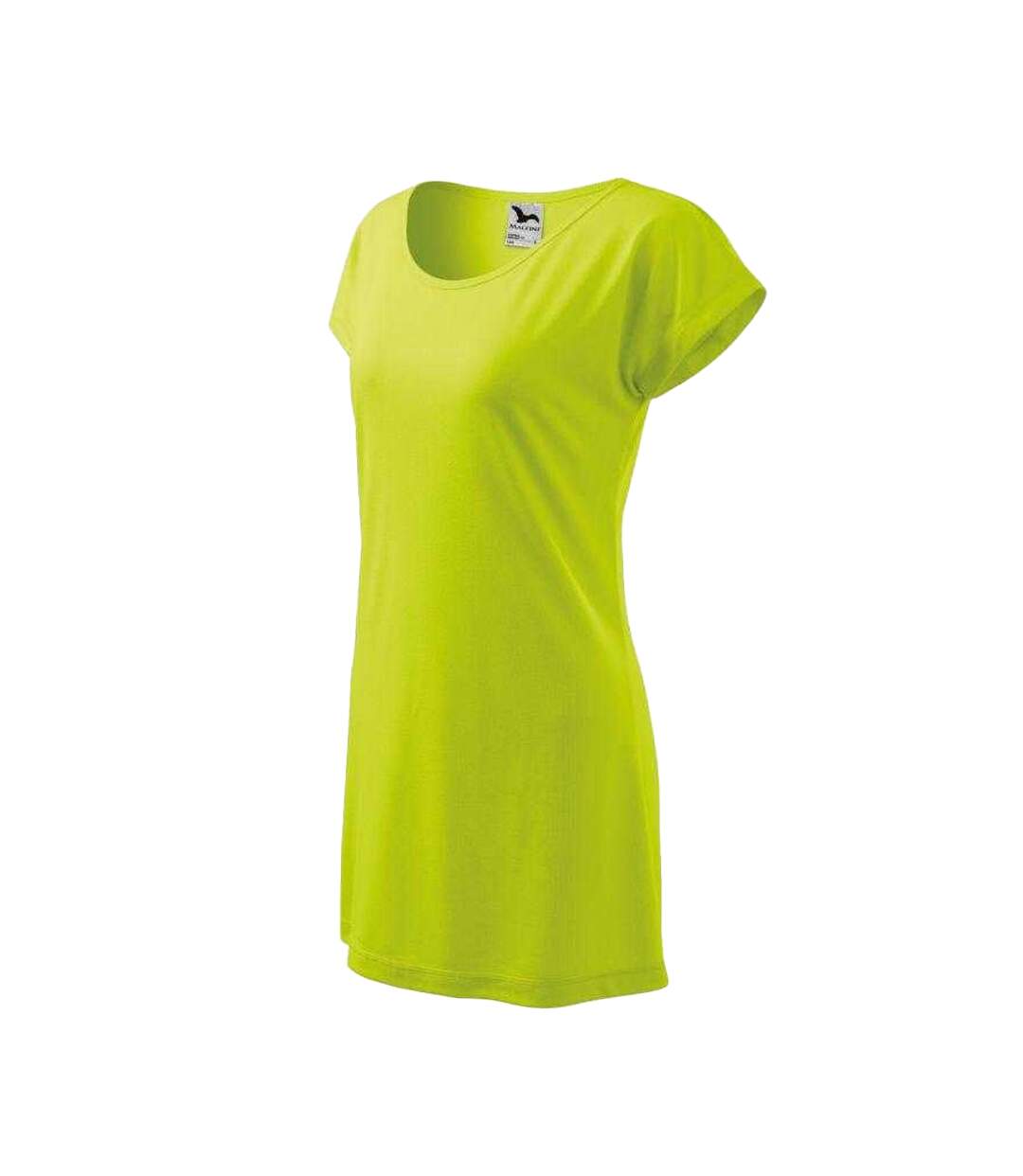 Robe Décontractée Motif/style Uni Love Femme Vert Néon Malfini-3