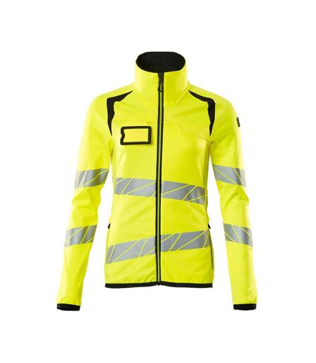 Veste Polaire Accelerate Safe Femme Jaune Fluo Noir Mascot