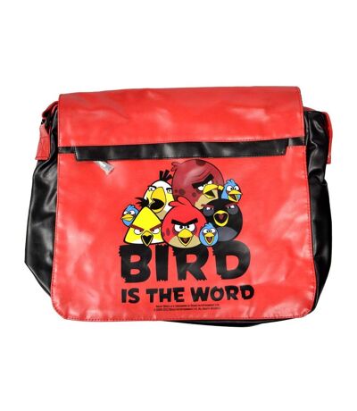 Angry Birds - Sac bandoulière THE BIRD IS THE WORD (Rouge / Noir) (Taille unique) - UTBS4060
