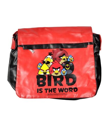 Angry Birds - Sac bandoulière THE BIRD IS THE WORD (Rouge / Noir) (One Size) - UTBS4060