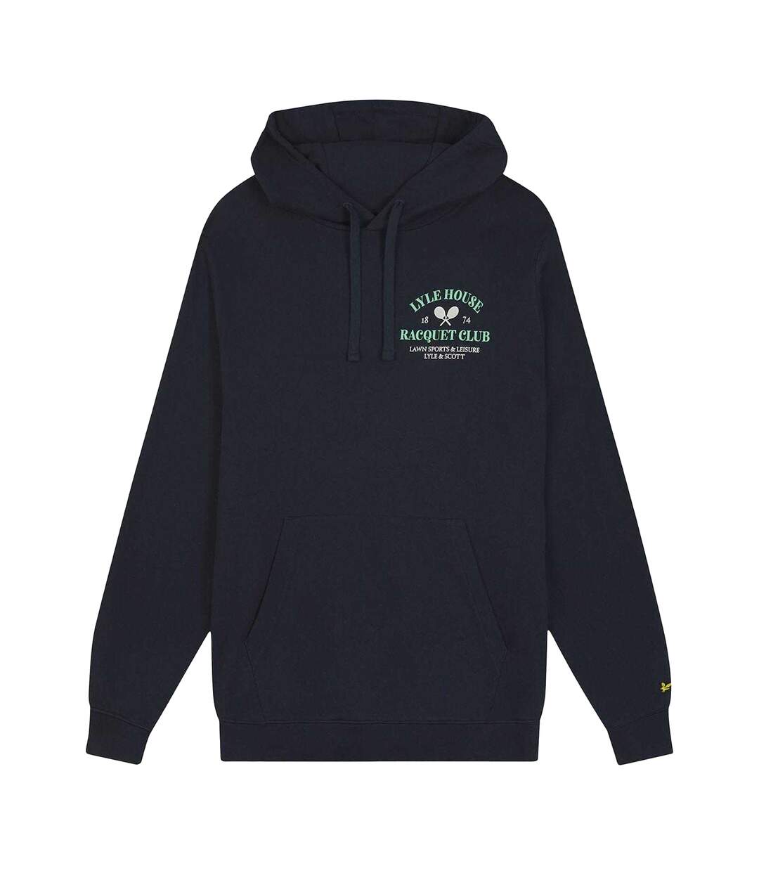 Sweat À Capuche Style Graphique Racquet Club Homme Bleu Marine Lyle & Scott-2