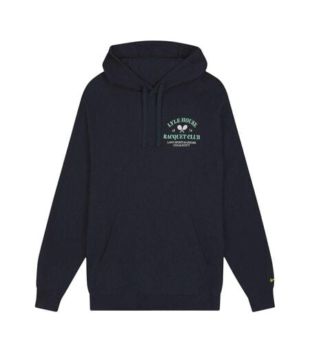 Sweat À Capuche Style Graphique Racquet Club Homme Bleu Marine Lyle & Scott