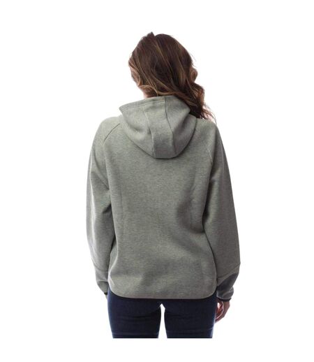 Womens/ladies Fleece Full Zip Hoodie Green Under Armour