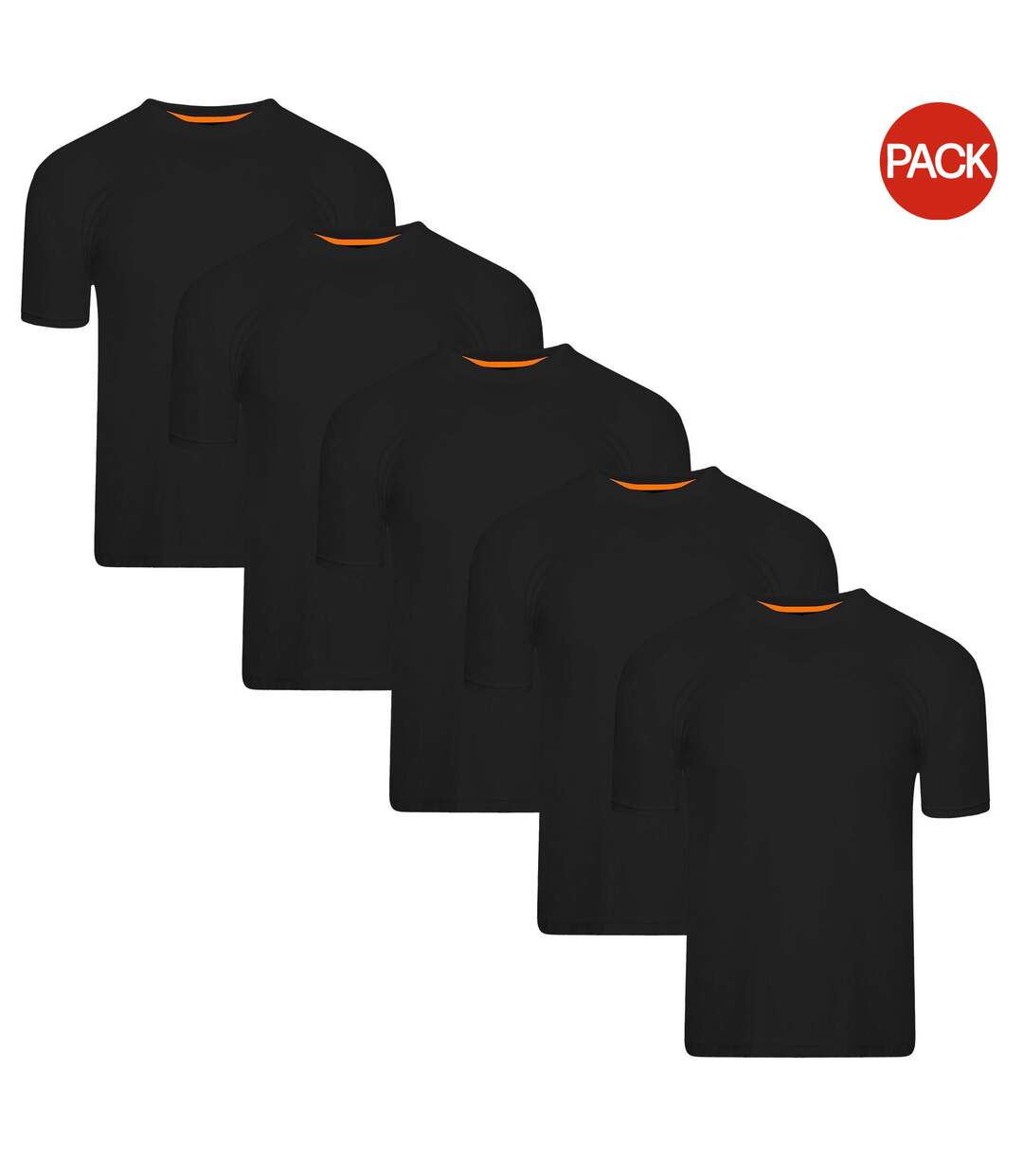 T-shirts Motif/style Uni Homme Noir Keanu-1