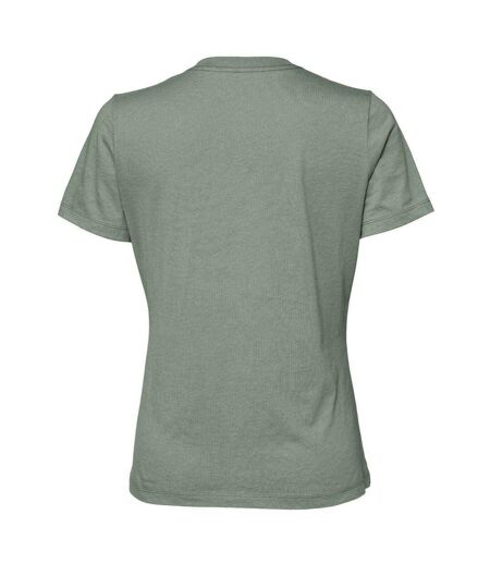 T-shirt femme vert de gris Bella + Canvas