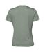 T-shirt femme vert de gris Bella + Canvas-2