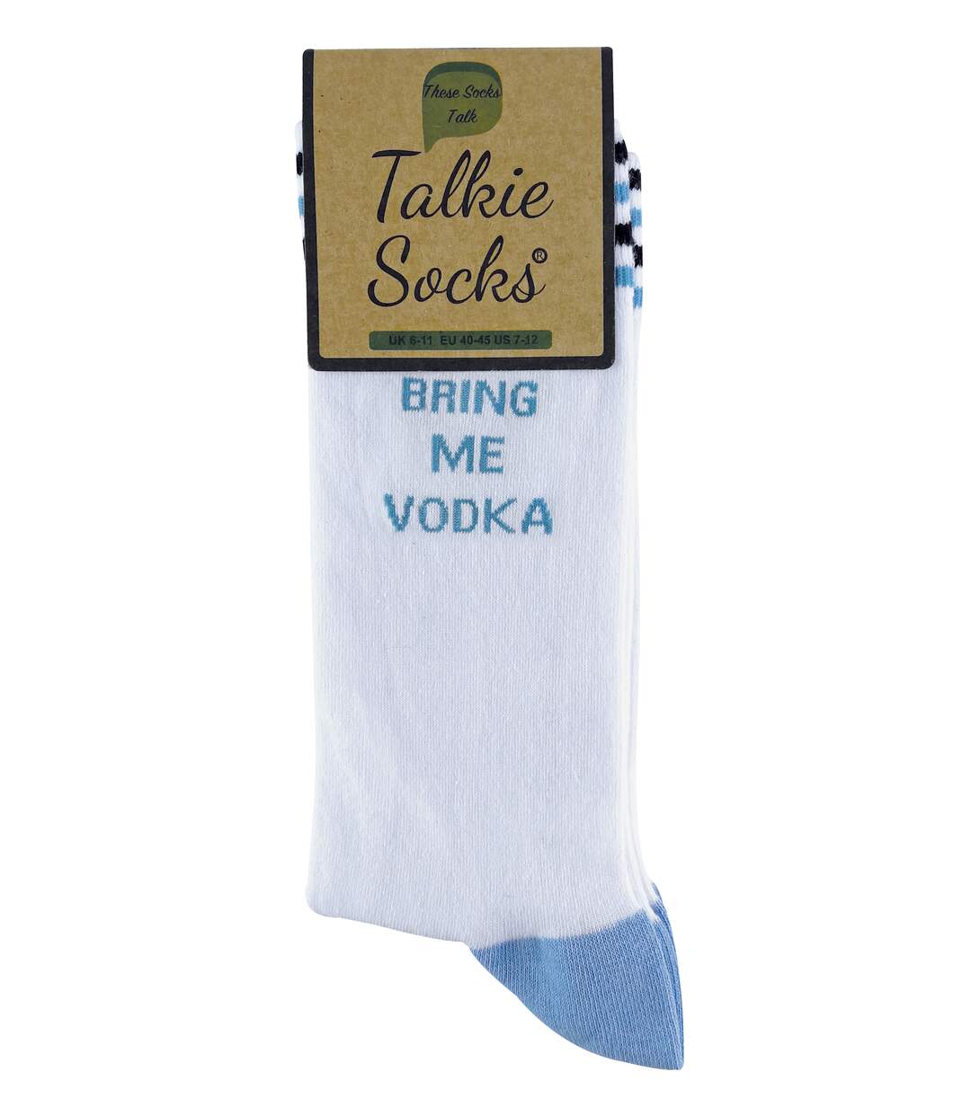 Unisex Cotton Novelty Bring Me Beer & Vodka Socks-2