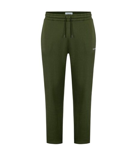 Mens Fleece Joggers Olive Firetrap
