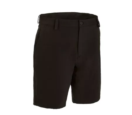 Bermuda chino bi-élastique pour homme - NAPOLES - noir