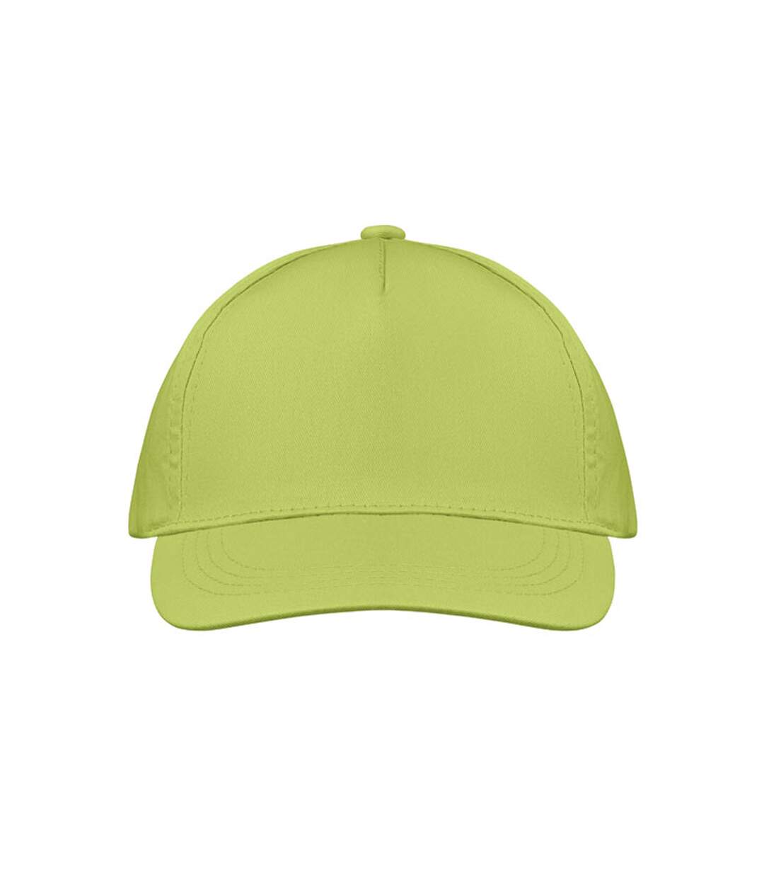 Buzz 5 Panel Baseball Cap Lime MidOcean-4